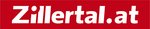 Zillertal.at Logo in weiß auf rotem Hintergrund